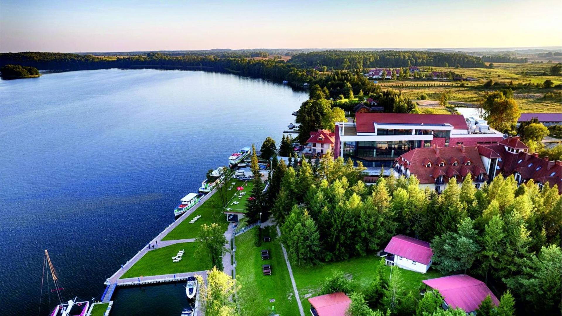Domek Na Wodzie - Houseboat -Sauna, Taras Na Dachu, Dwie Sypialnie Mikołajki Luaran gambar