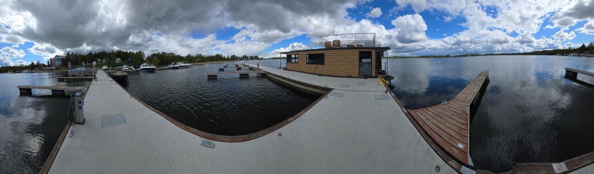 Domek Na Wodzie - Houseboat -Sauna, Taras Na Dachu, Dwie Sypialnie Mikołajki Luaran gambar