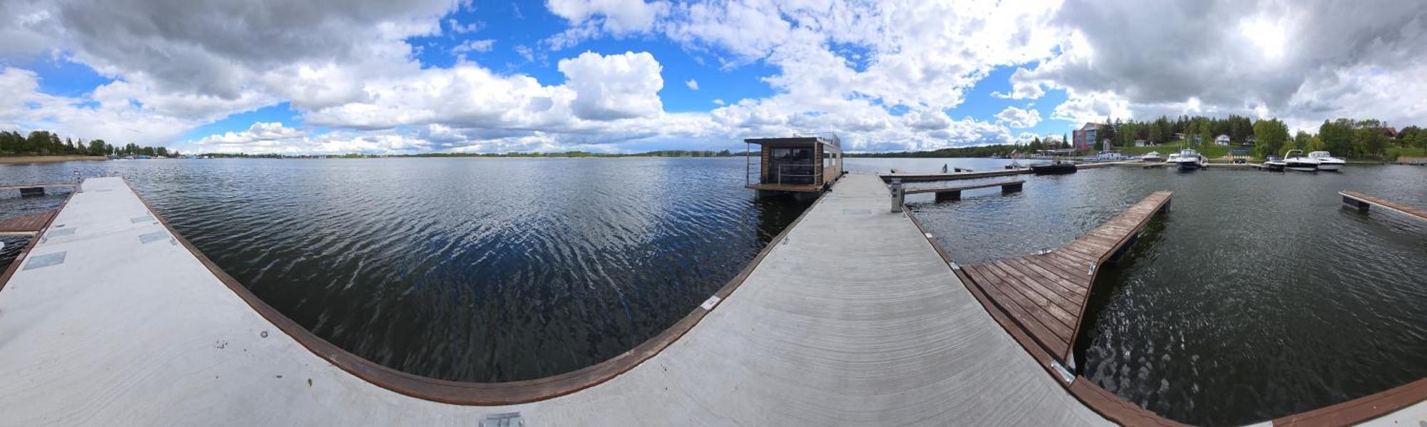 Domek Na Wodzie - Houseboat -Sauna, Taras Na Dachu, Dwie Sypialnie Mikołajki Luaran gambar